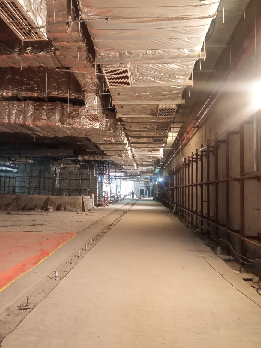 मेट्रो के भूमिगत स्टेशनों में टनल वेंटिलेशन सिस्टम का इस्टॉलेशन हुआ शुरू