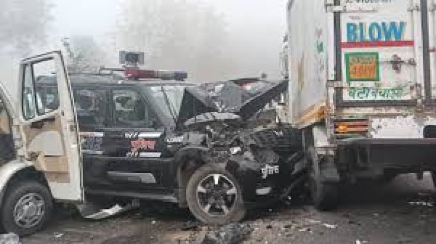 मुरादाबाद में कोहरे के कारण कई वाहन टकराए, 15 घायल
