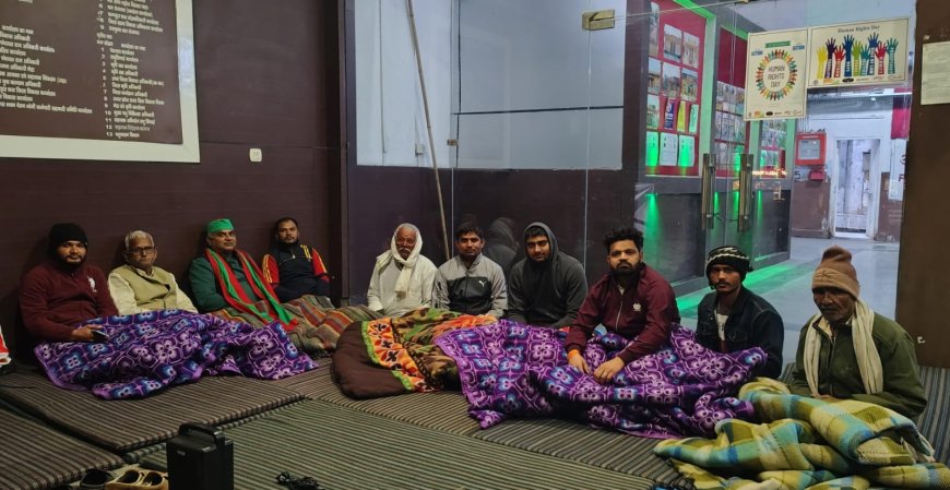 अस्पताल से छुट्टी मिलते ही किसान नेता चाहर फिर धरनास्थल पर पहुंचे