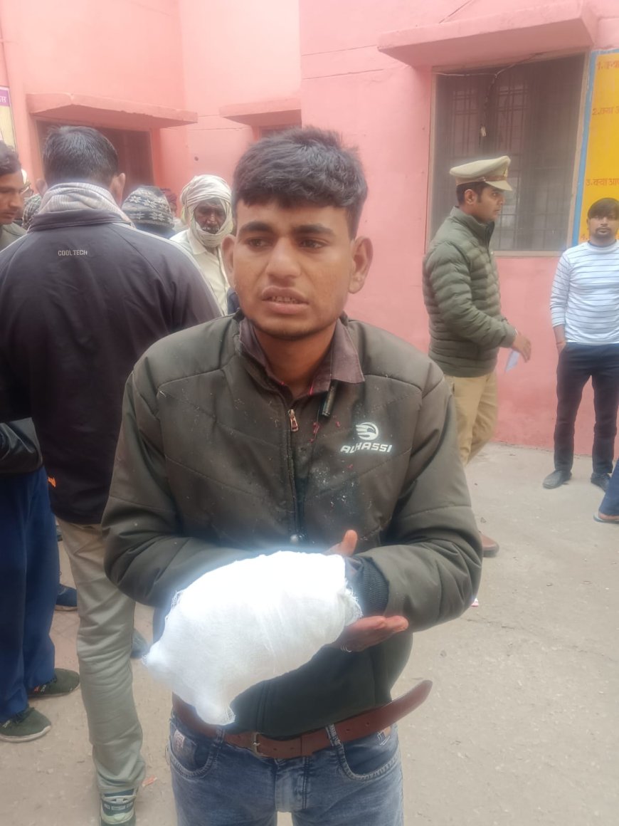 फतेहपुर सीकरी क्षेत्र में युवक को गोली मारी, घायल