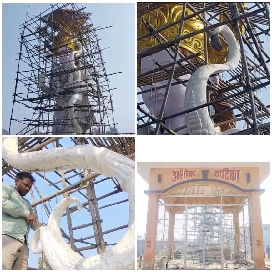 संभल में बन रही भगवान श्रीराम की 51 फीट ऊंची प्रतिमा