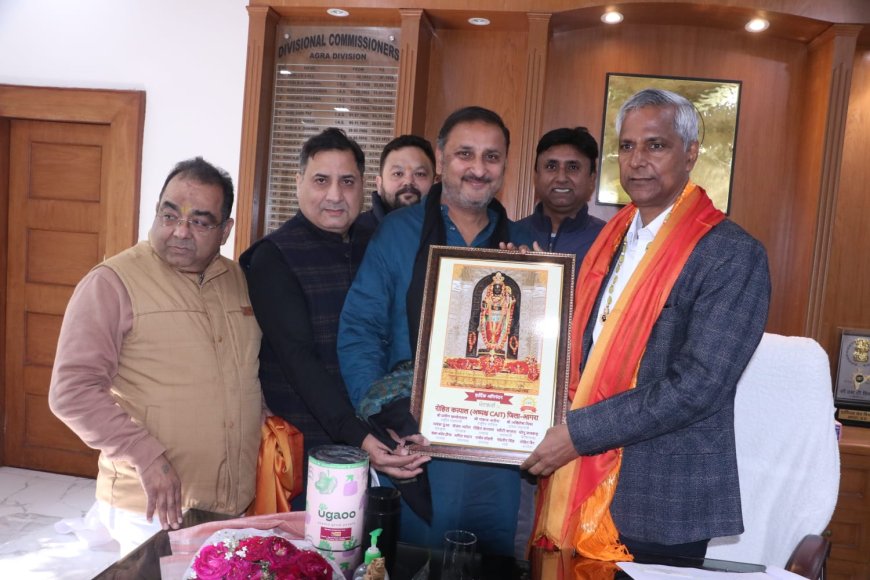 व्यापारियों ने मंडलायुक्त से की मुलाकात, दिए सुझाव