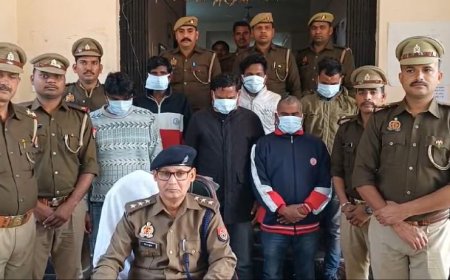 बसों से ज्वेलरी व कैश पार करने वाले अंतर्जनपदीय गैंग के छह सदस्य गिरफ्तार