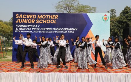 कौशल कल्याणी सेक्रेड मदर जूनियर स्कूल के स्टूडेंट ऑफ द ईयर