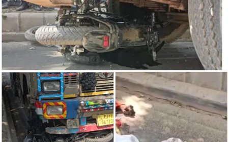 कालिंदी विहार में ट्रक ने बाइक रौंदी, चाचा-भतीजे की मौत