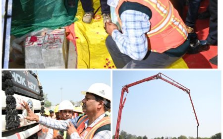 मेट्रो के दूसरे कॊरिडोर के लिए डौकी यार्ड में यू-गर्डर की कास्टिंग शुरू