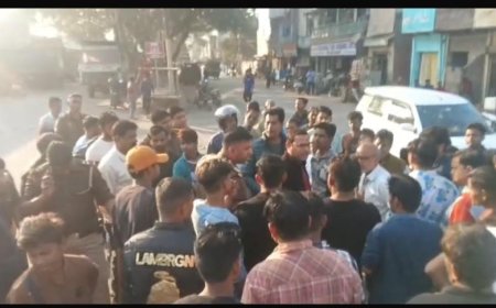 टीपी नगर में ट्रक से कुचलकर वृद्धा की मौत, भीड़ का हंगामा