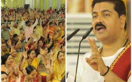 बल्केश्वर महादेव मंदिर में श्रीराम जन्मोत्सव की कथा से भक्त भाव विभोर