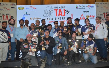 सड़क सुरक्षा संकल्प संग रोमांच व रफ्तार के सफर का समापन