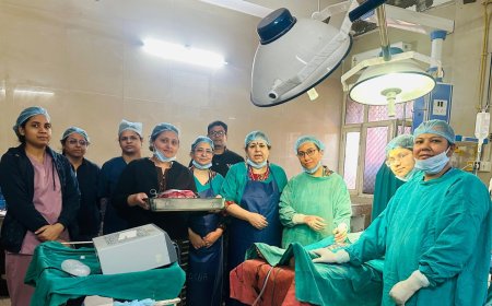 एसएन में लड़की के अंडाशय से निकाली गई पांच किलो की रसौली 