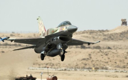 इजराइल ने सीरिया के सैन्य ठिकानों पर की एयर स्ट्राइक