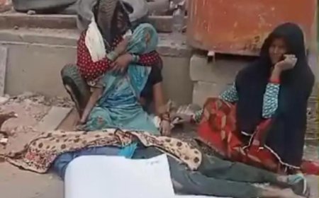 चौथी मंजिल से गिरकर मजदूर की मौत