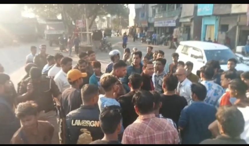 टीपी नगर में ट्रक से कुचलकर वृद्धा की मौत, भीड़ का हंगामा