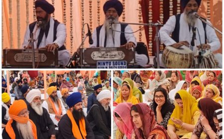 मीरी पीरी दिवस को समर्पित कीर्तन समागम का आयोजन