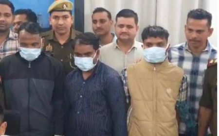 वाहन चोरी कर कल-पुर्जे बेचते थे, पुलिस ने किए तीन गिरफ्तार
