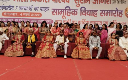 भाविप सुरभि ने सात बेटियों के हाथ पीले कर ससुराल विदा किया