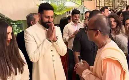 आशुतोष गोवारिकर के बेटे की शादी में ऐश्वर्या और अभिषेक दिखे एक साथ