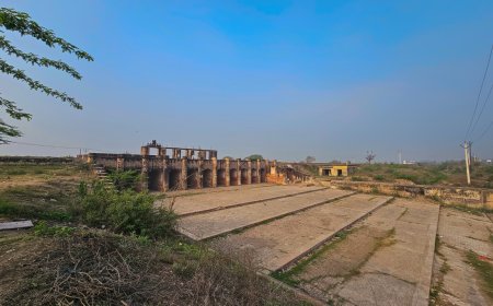 आगरा में उटंगन और खारी नदी जल शून्य, राजस्थान ने पानी रोक लिया है