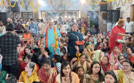 श्याम बाबा के दरबार में मेहंदी की सुगंध से सराबोर हुई भक्तों की आस्था