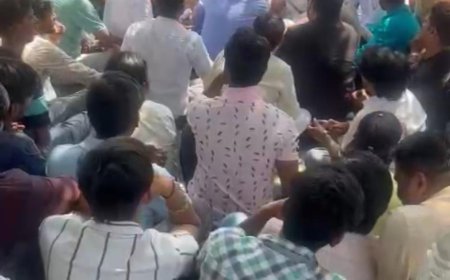 भजायुमो कार्यकर्ताओं ने की एडीए में तालाबंदी धरने पर बैठे