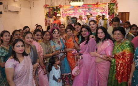 पल्लीवाल जैन महासभा का होली मिलन, गिरनार जी यात्रियों का सम्मान   