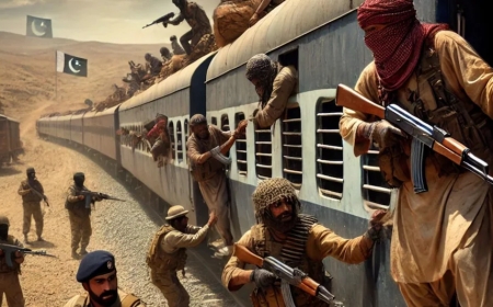 पाकिस्तान में बलूच लिबरेशन आर्मी ने ट्रेन को किया अगवा, सैकड़ों यात्री बंधक