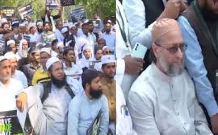 वक्फ बिल के खिलाफ जंतर-मंतर पर विपक्ष ने प्रदर्शन के दौरान दी चेतावनी,  विधेयक पारित हुआ तो राष्ट्र व्यापी आंदोलन