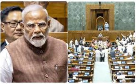 पीएम के संबोधन के बाद लोकसभा में विपक्ष का हंगामा, सदन से किया वाआउट
