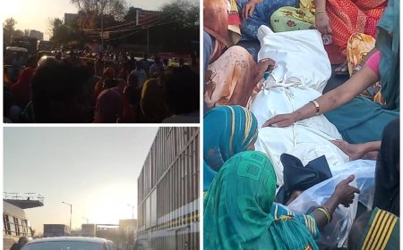 बेकाबू कार से घायल युवक की मौत, गैलाना के लोगों ने हाईवे किया जाम