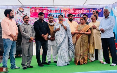 वार्षिकोत्सव में झुग्गी-झोंपड़ी के बच्चों ने मचाया धमाल