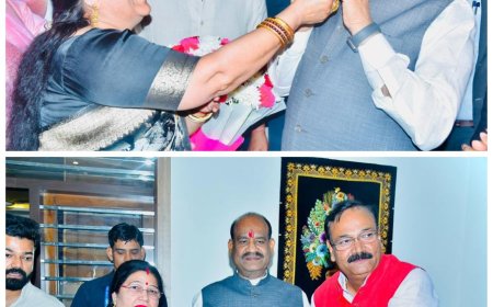 सांसद चाहर के आवास पर 50 मिनट तक रुके लोकसभा अध्यक्ष ओम बिरला