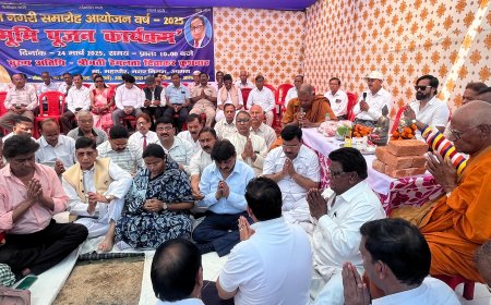 नागपुर के दीक्षा भवन के तर्ज पर सजेगा भीमनगरी का मंच