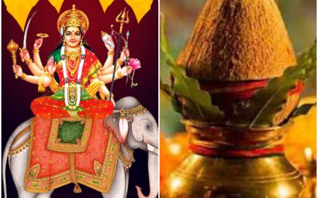 नव संवत्सर और नवरात्र आज से शुरू , इस वर्ष हाथी पर सवार होकर आईं हैं माँ दुर्गा