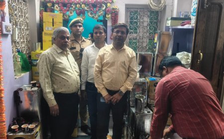 छत्ता क्षेत्र में नकली घी का भंडाफोड़