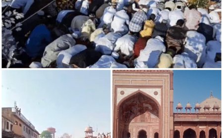 ईद पर नमाज अदा कर गले मिलकर दी एक- दूसरे को मुबारकबाद