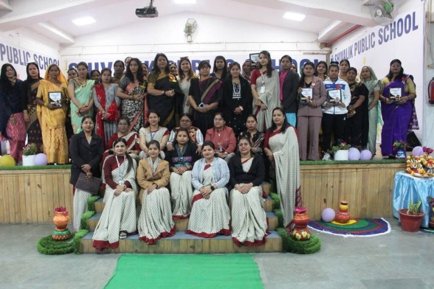 रोटरी क्लब ऑफ आगरा और शिवालिक पब्लिक स्कूल ने 15  महिलाओं का किया सम्मान