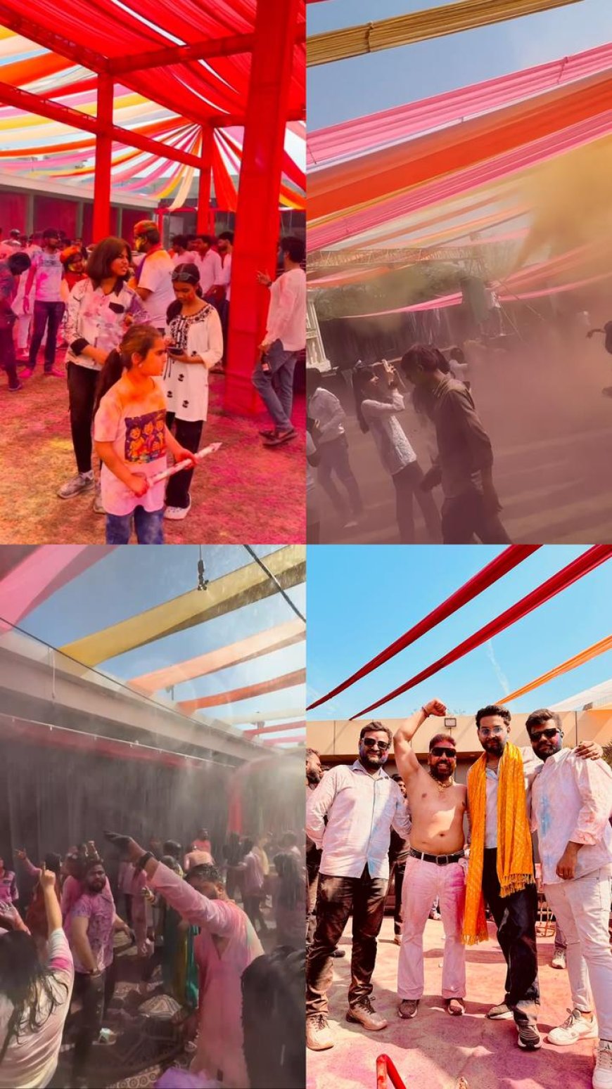 होली पर इंटरनेशनल डीजे के साथ जमकर थिरके कपल्स