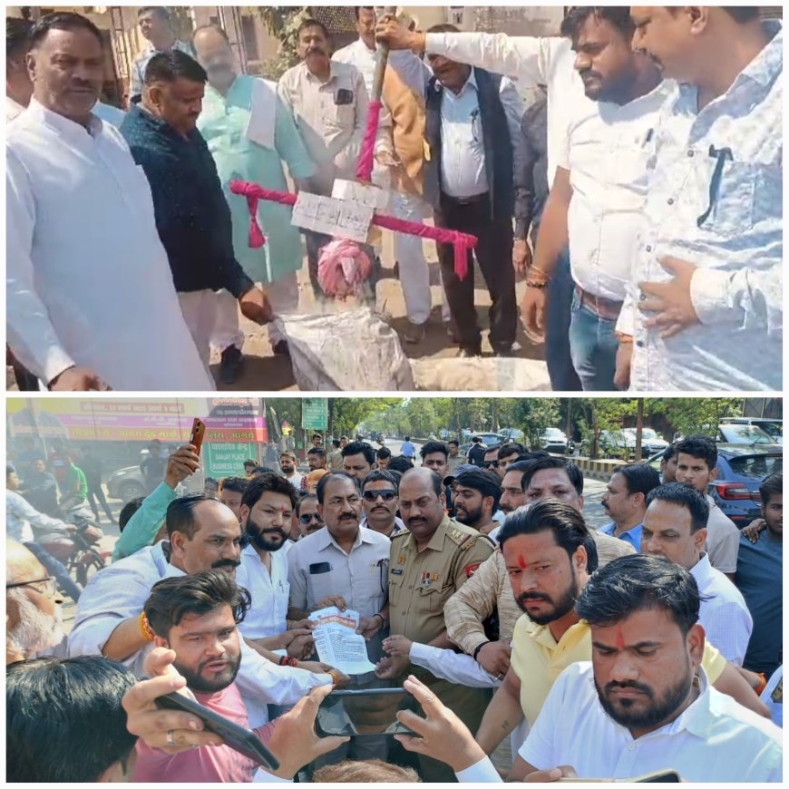 सांसद सुमन पर मुकदमा दर्ज कराने को तहरीर, कई जगह पुतले फूंके