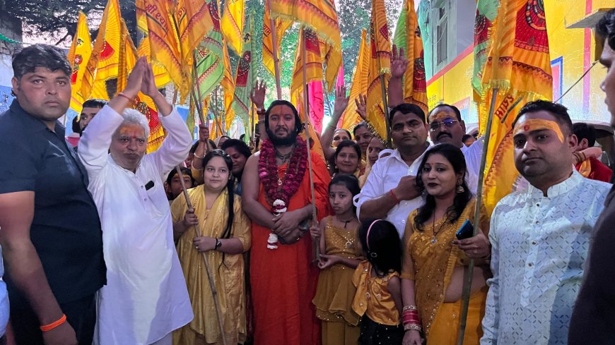 श्याम बाबा की निशान यात्रा में थिरकते रहे भक्त, गूंजे बाबा श्याम के जयकारे