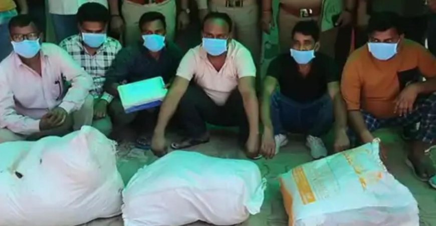 आगरा पुलिस ने 58 किलोग्राम गांजे के साथ छह तस्कर पकड़े