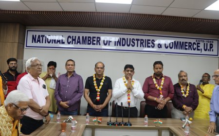 नेशनल चैम्बर अध्यक्ष ने अपनी टीम के साथ पदभार संभाला