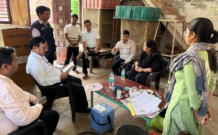 पांच वर्ष तक के 105 बच्चों का हुआ टीकाकरण