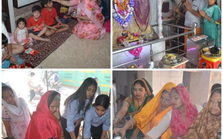 माता सिद्धिदात्री के पूजन के साथ ही नवरात्र व्रत का हुआ परायण