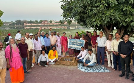 रिवर कनेक्ट कैंपेन ने राम नवमी पर किया हवन, अच्छे मानसून की कामना