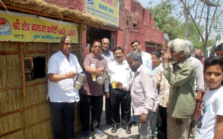 क्षेत्र बजाजा ने शुरू की प्याऊ सेवा, गुप्तदान में मिला ऑक्सीजन कन्सीटेटर