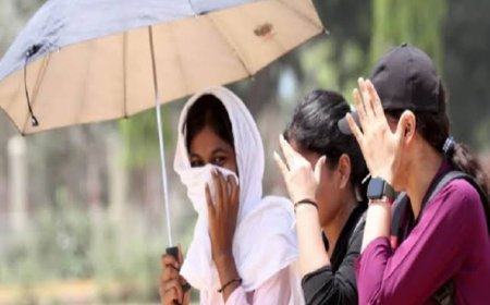 आगरा में गर्मी ने लोगों का हाल किया बेहाल, सड़कों पर आवाजाही हुई कम