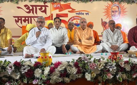 भारत को सोने की चिड़िया नहीं, सोने का शेर बनाना है- श्रद्धानन्द शास्त्री