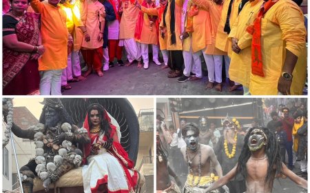 श्री हनुमत शोभायात्रा में दर्जनों झांकियों ने बिखेरी भक्ति और भव्यता