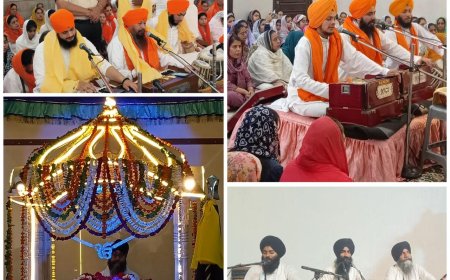 "खालसा साजना दिवस" पर सजे भव्य कीर्तन दरबार, बैसाखी पर्व की धूम