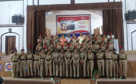 आगरा कॉलेज में डॉ. आंबेडकर जयंती पर निकाली गई एकता-समरसता रैली